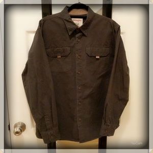 Wrangler Casual Button Up Shirt - Charcoal - L